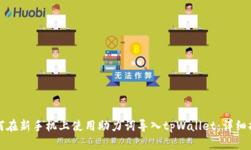 如何在新手机上使用助力词导入tpWallet：详细指南
